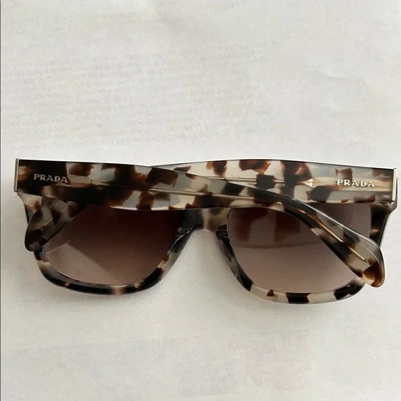 Prada Brown Tortoise Women's Sunglasses - Picture 11 of 11